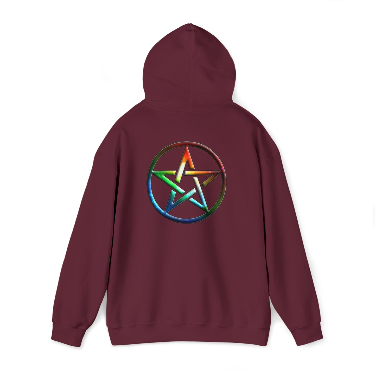 Branded Rainbow Pentagram Unisex Heavy Blend™ Hooded Sweatshirt