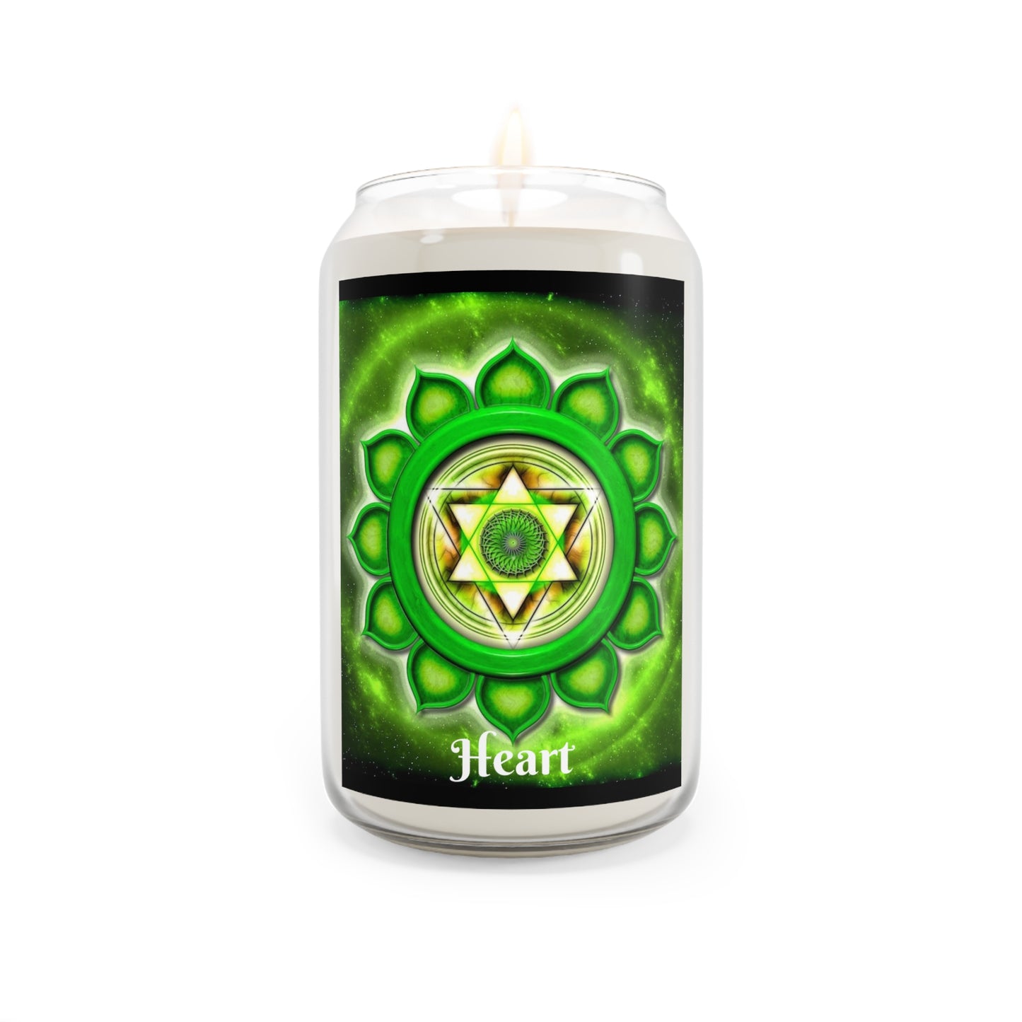 Heart Chakra Scented Candle, 13.75oz