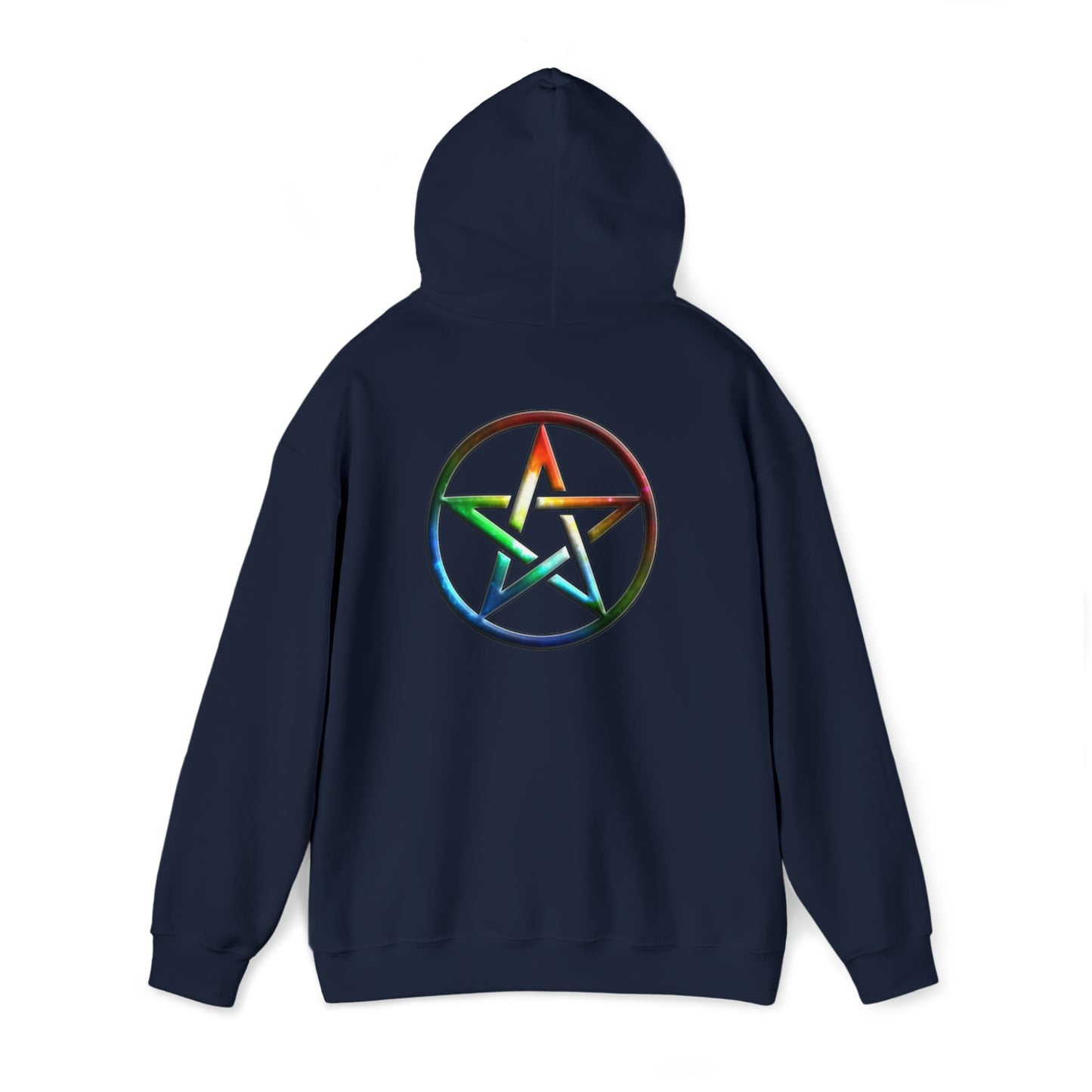 Branded Rainbow Pentagram Unisex Heavy Blend™ Hooded Sweatshirt