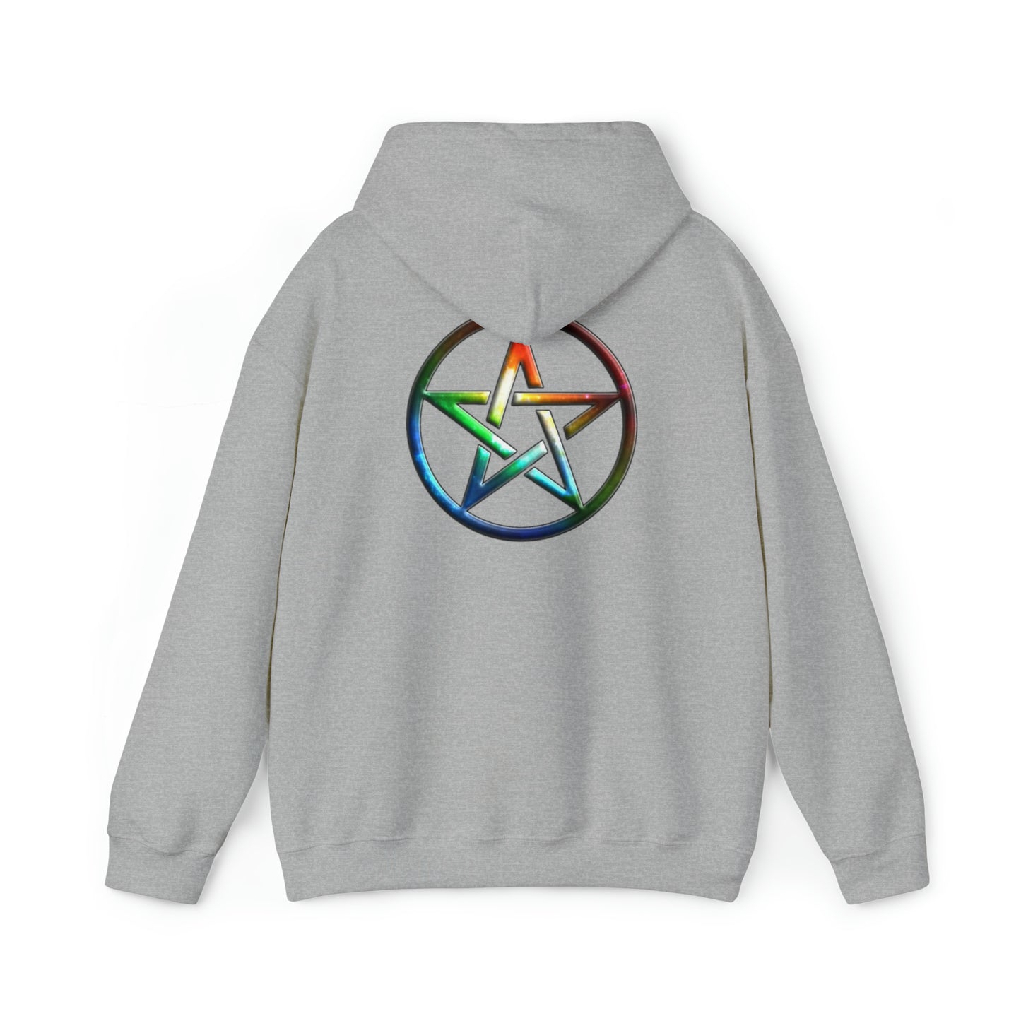 Branded Rainbow Pentagram Unisex Heavy Blend™ Hooded Sweatshirt