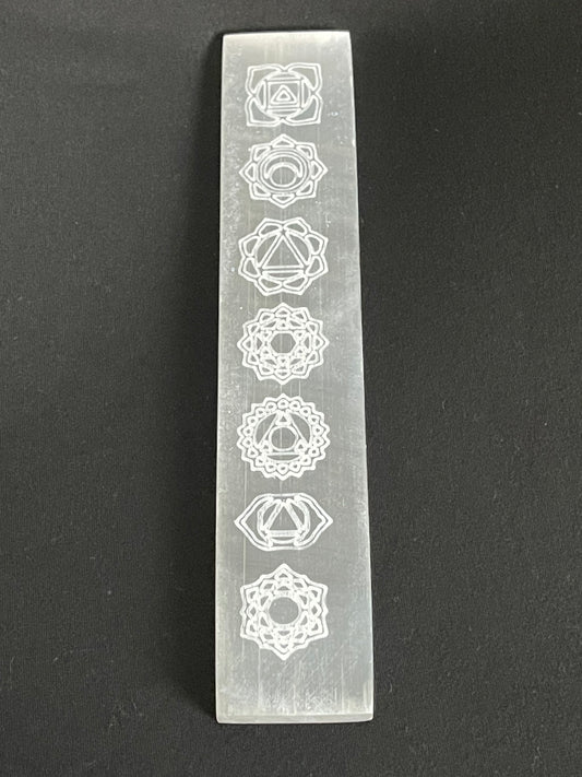 Seven Chakra Selenite Charging Bar