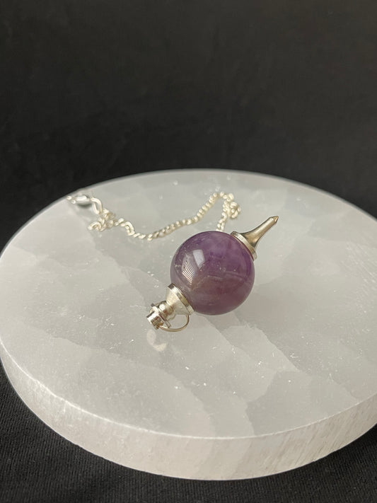 Amethyst BALL PENDULUMS