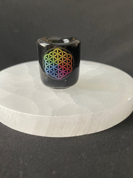 Flower Of Life Mini Candle Holders