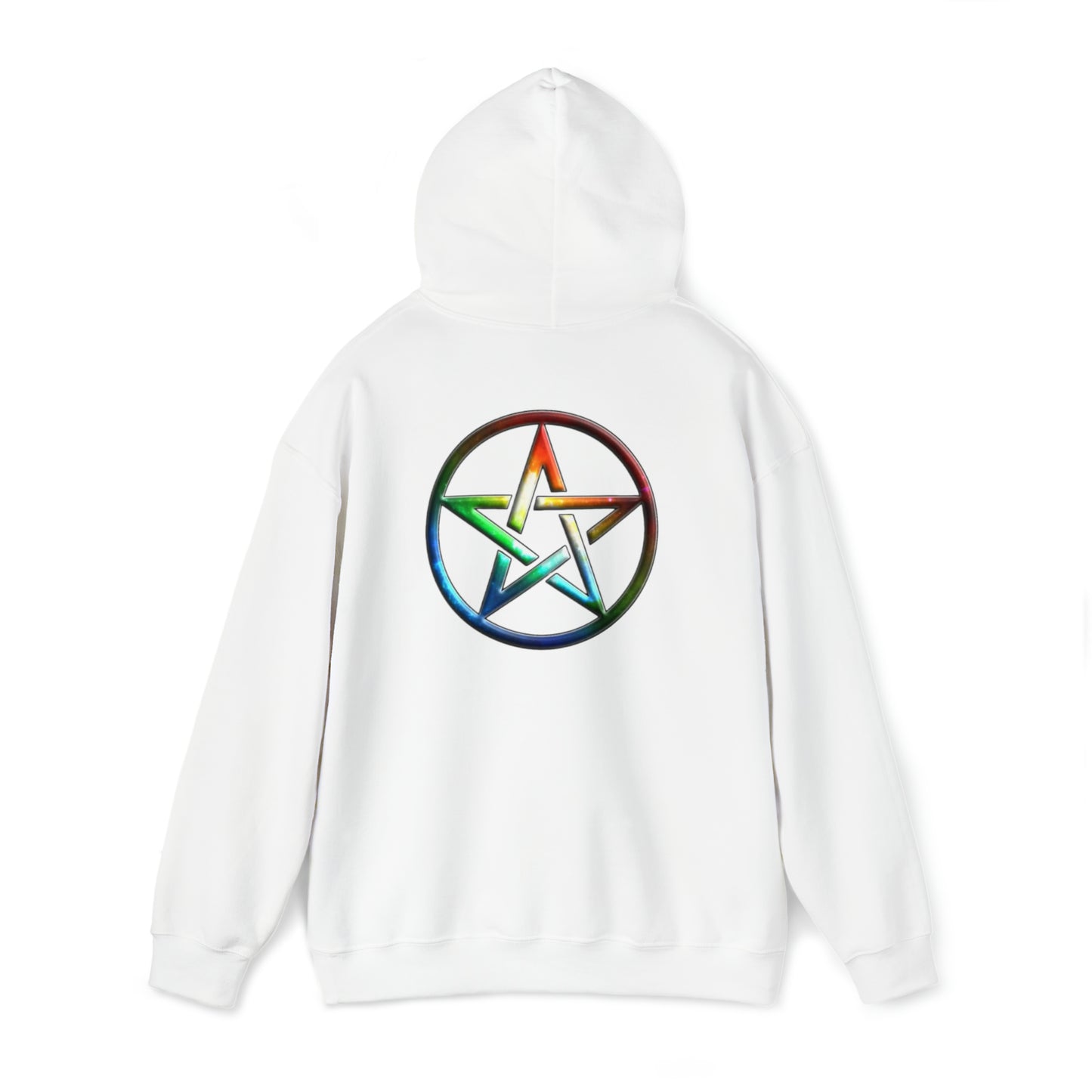 Branded Rainbow Pentagram Unisex Heavy Blend™ Hooded Sweatshirt