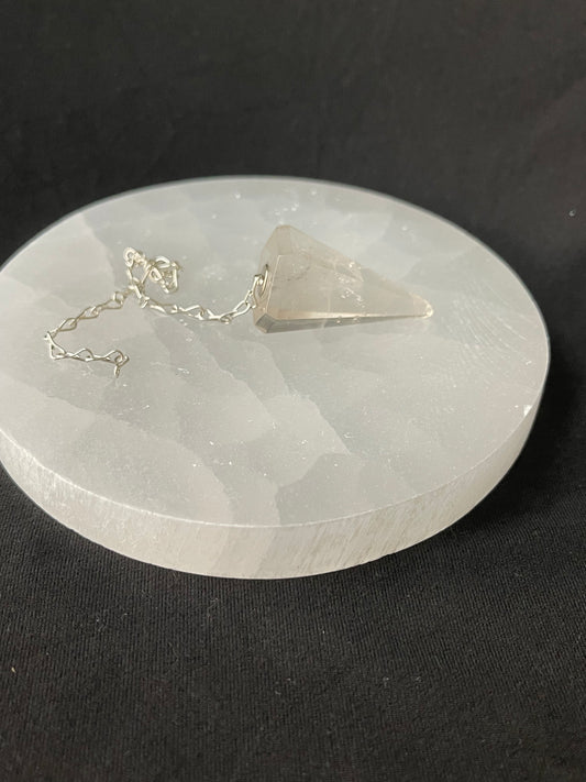 Clear Quartz Pendulum