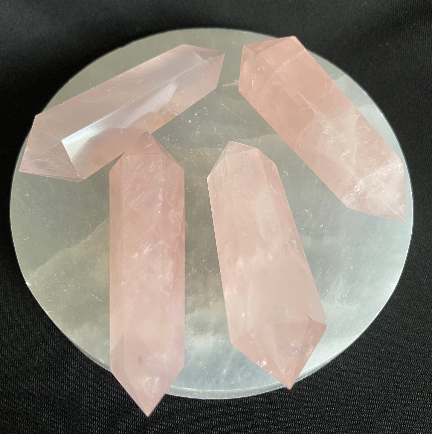 Rose Quartz Double Terminated Point