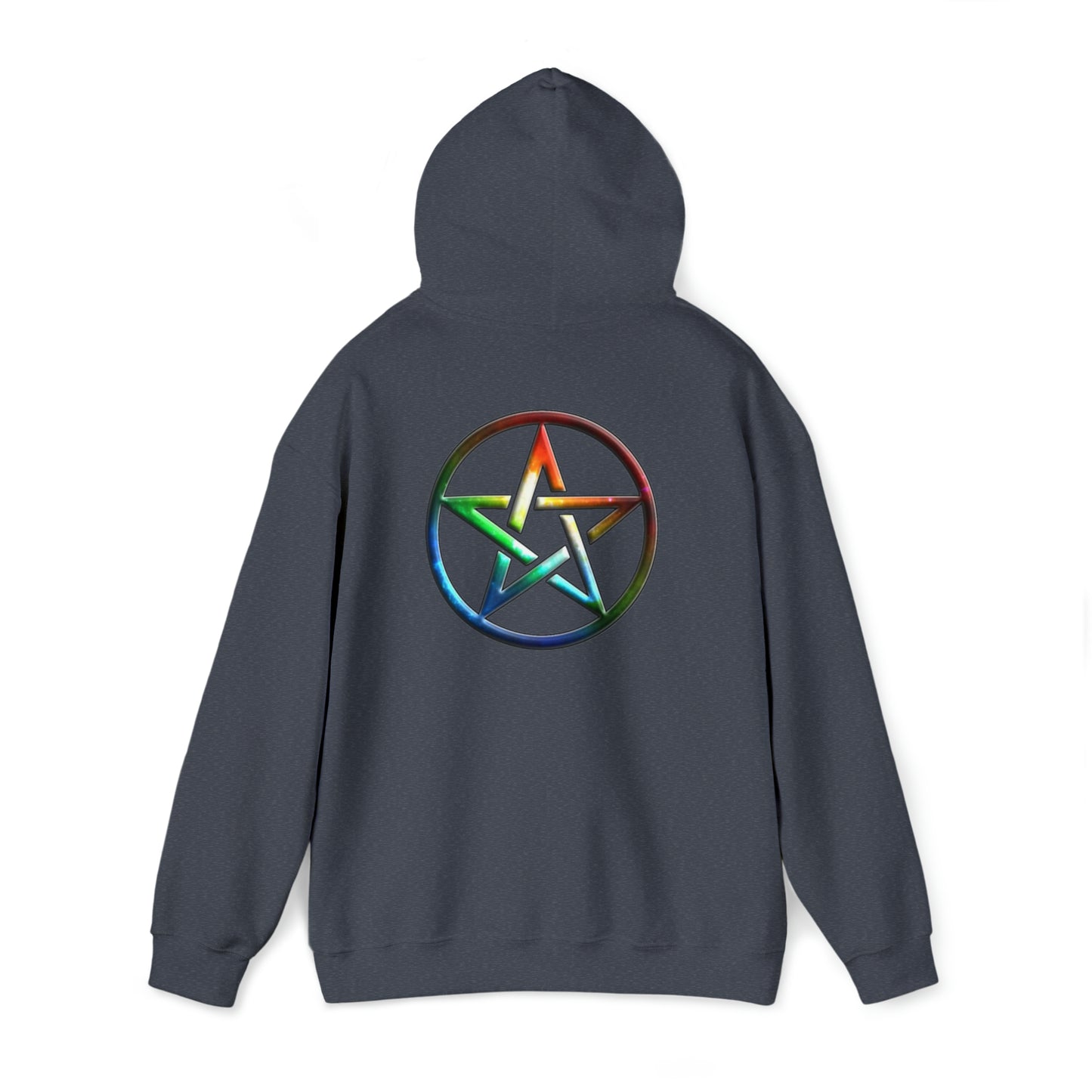 Branded Rainbow Pentagram Unisex Heavy Blend™ Hooded Sweatshirt