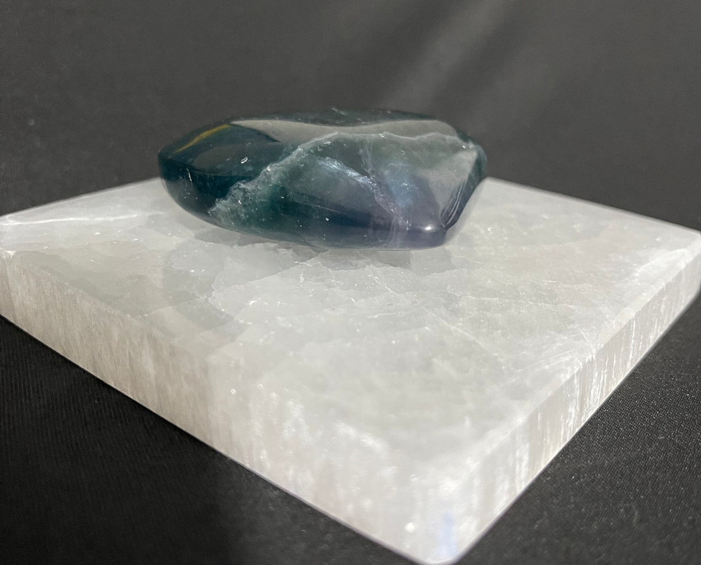 Rainbow Fluorite Heart