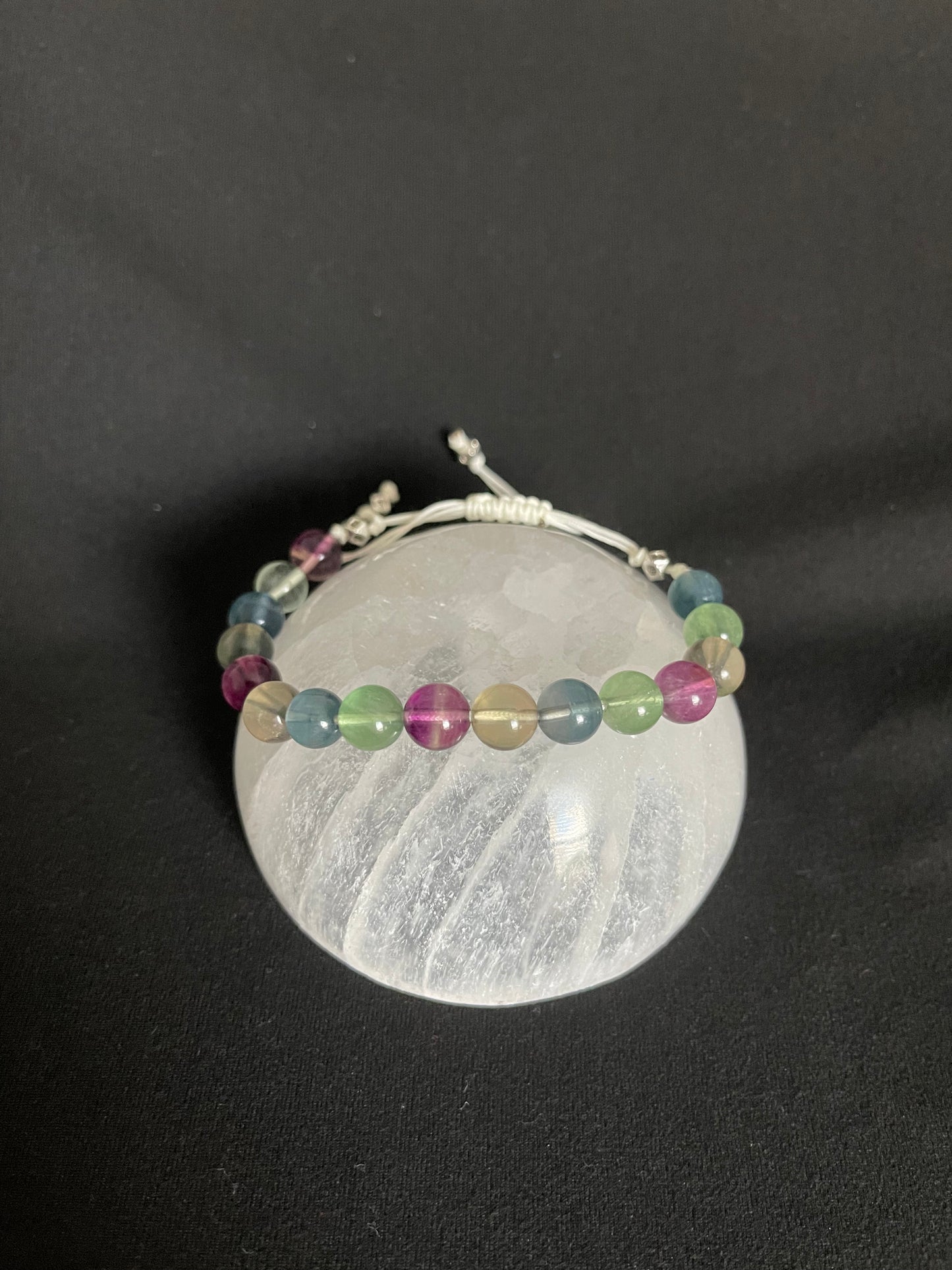 Fluorite AAA Ombré Slider Bracelet