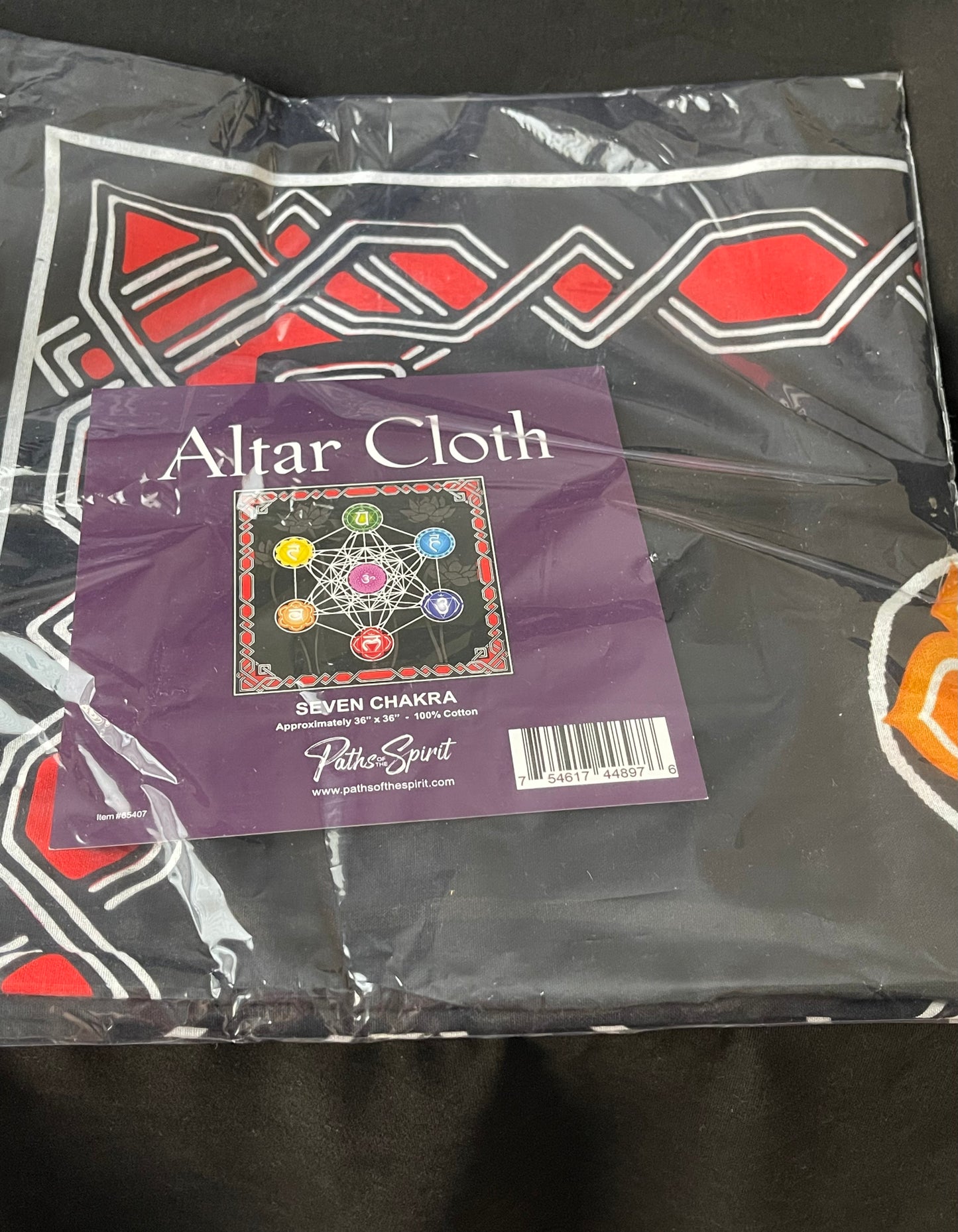 7 CHAKRA ALTAR CLOTH