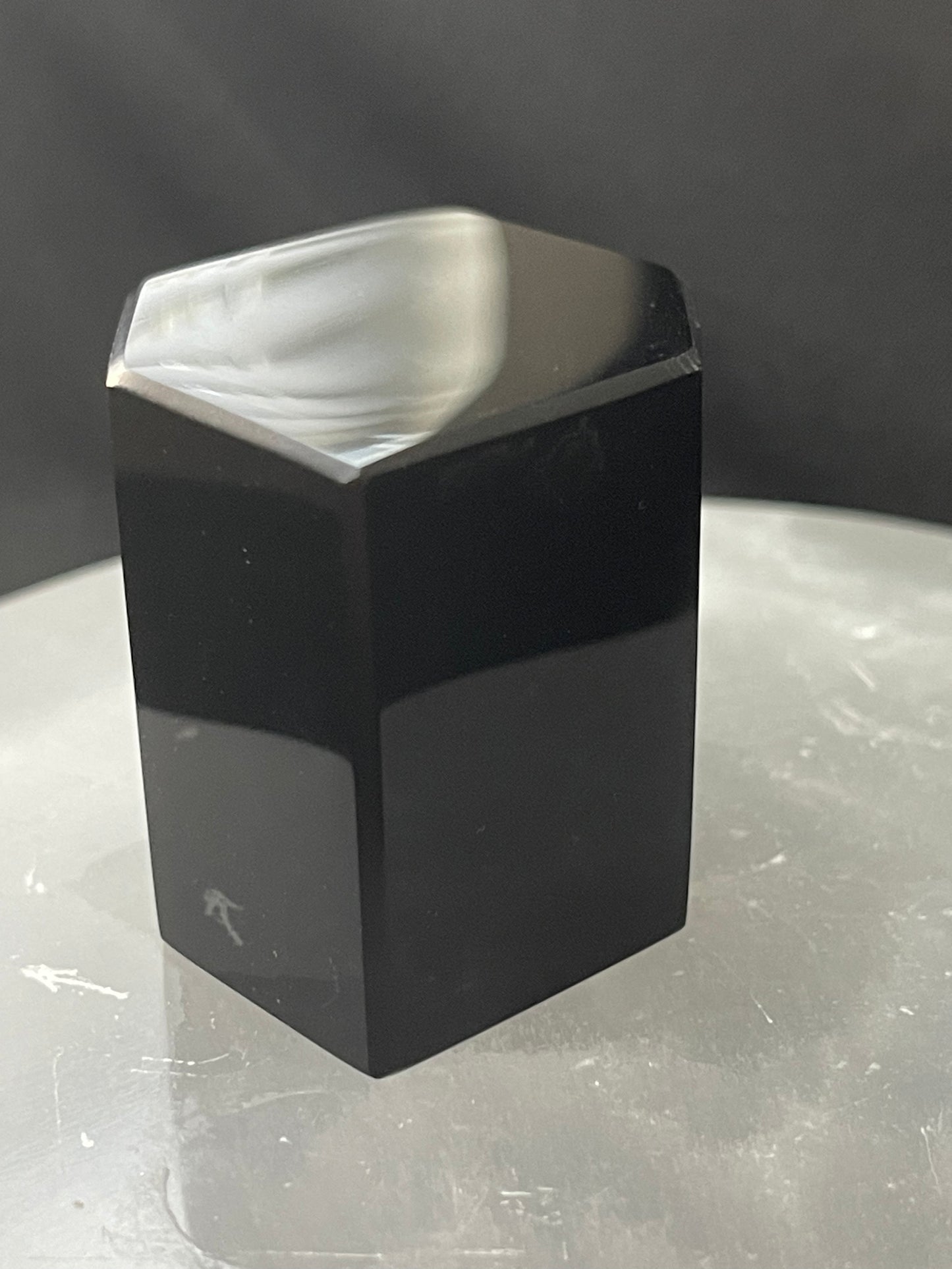 Black Obsidian 3D Octagon