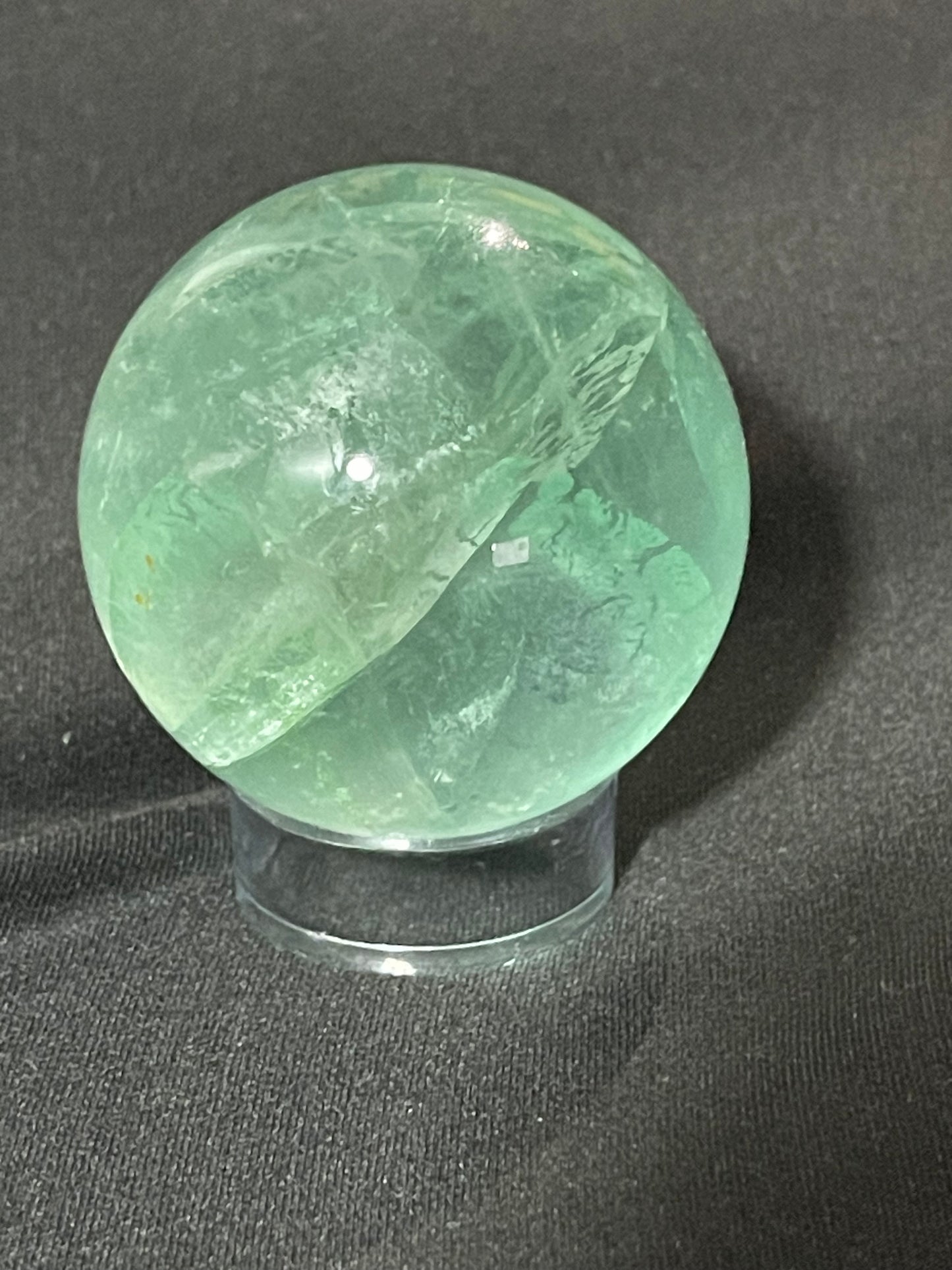 Green Fluorite Sphere