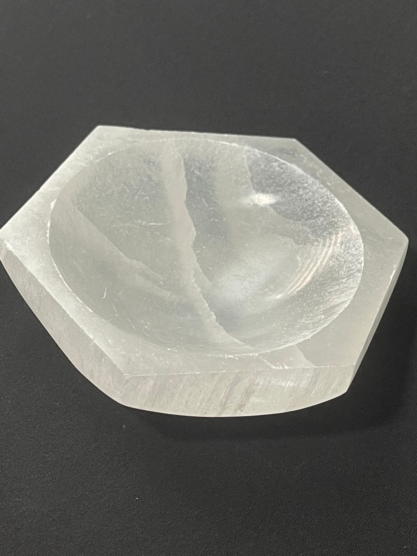 Selenite Hexagon Bowl