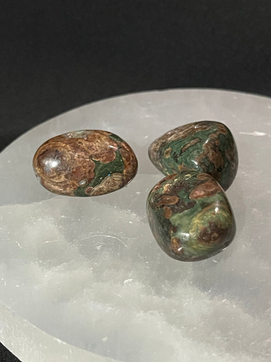 Green Leopard Skin Jasper